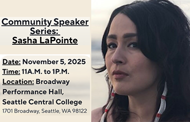 Community Speaker Sasha LaPointe 2025